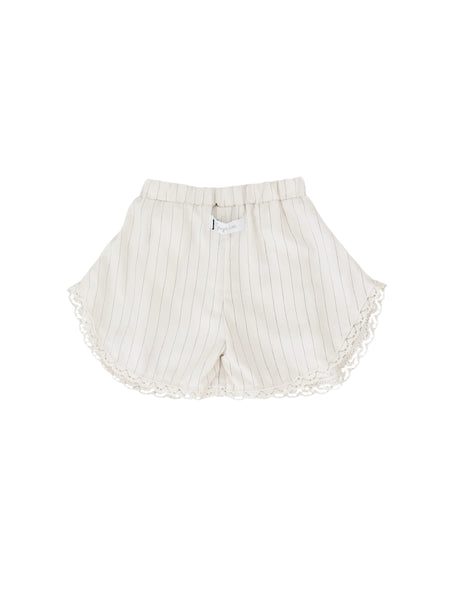 Shorts panna gessato per bambina Gayalab 599B GESSATO 