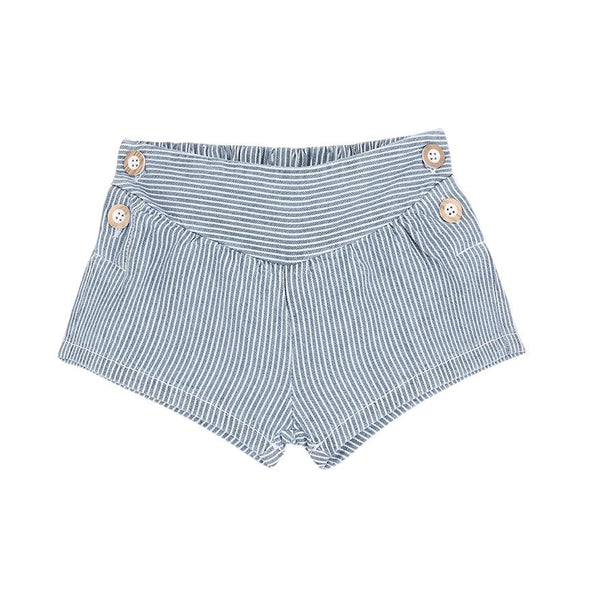Shorts a righe per neonata 1+ more in the family DEIA DENIM 