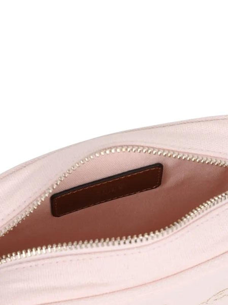 Borsa rosa con logo per bambina Chloé C20876 46J 