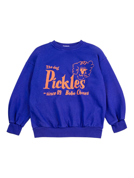 Felpa blu con stampa per neonato e bambino Bobo Choses B126AC046 UNI 