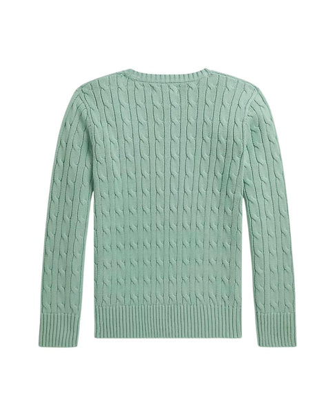Maglia verde acqua con logo per bambino Ralph Lauren Kids 323702674505 CELADON 