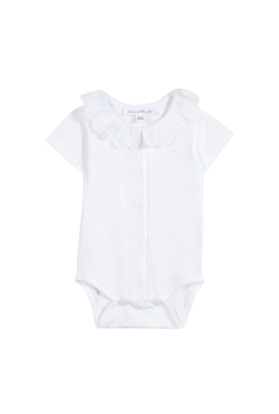 Body bianco con colletto ricamto per neonata Tartine et Chocolat CC11030-01 BLANC 
