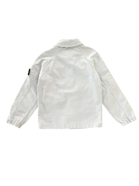 Giacca in denim grigio con logo per bambino Stone Island L1S164100010 S0104 V0161 