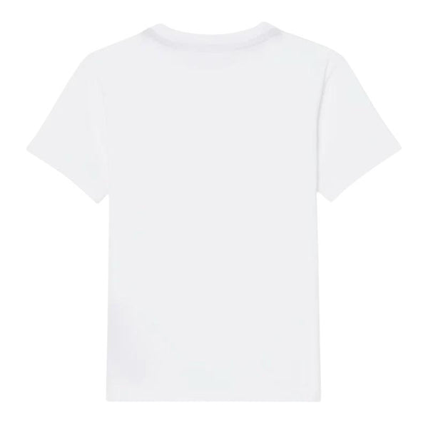 T-shirt bianca con logo per bambino Lacoste 947025 W8L 