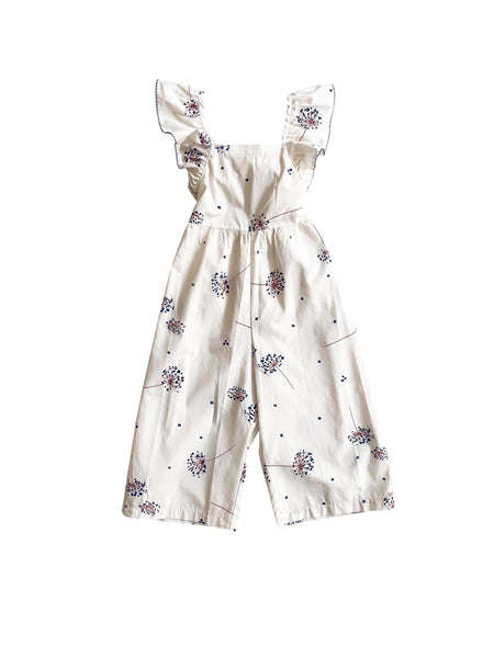 Tuta panna con stampa all over per neonata e bambina Zhoe & Tobiah MMD6 290 