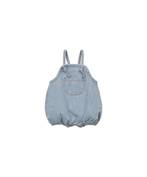 Salopette in denim blu per neonati Play up 2AS11504 D001 