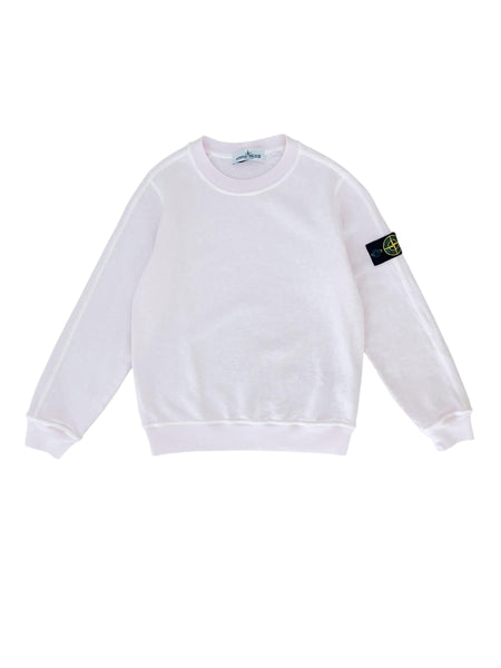 Felpa rosa con logo per bambino Stone Island L1S166100012 S0060 V0180 