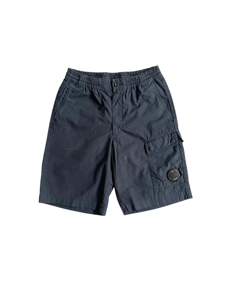 Bermuda nero con logo per bambino C.P. Company CUQ00G-LLC05 41150 