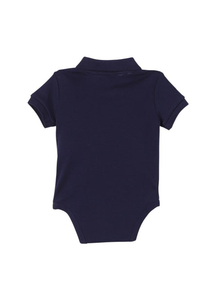 Body blu con logo per neonato Ralph Lauren Kids 320735043003 REFINED NAVY 