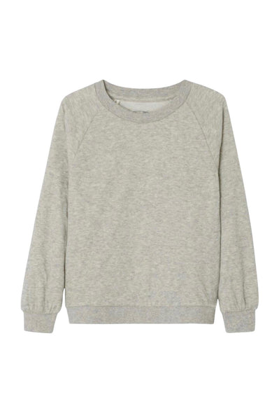 Felpa leggera grigio chiaro per neonati e bambini American Vintage KRUZ03A GRIS CLAIR 