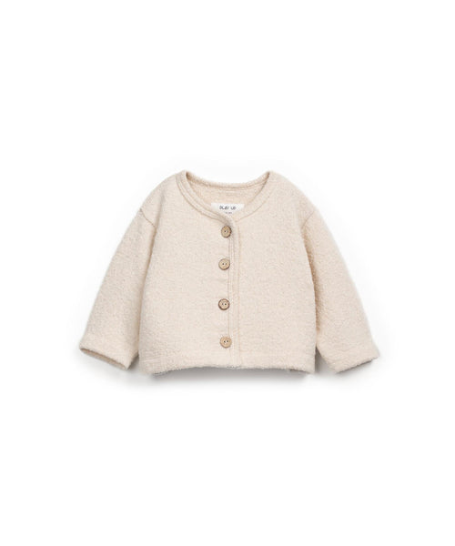 Cardigan in maglia panna per neonata Play up 2AR10905 P0085 