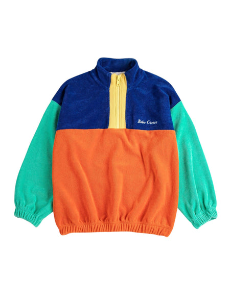 Felpa in spugna color block multicolor per neonato e bambino Bobo Choses B126AC050 UNI 