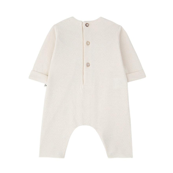 Tutina panna con per neonata 1+ more in the family MARGOT ECRU 