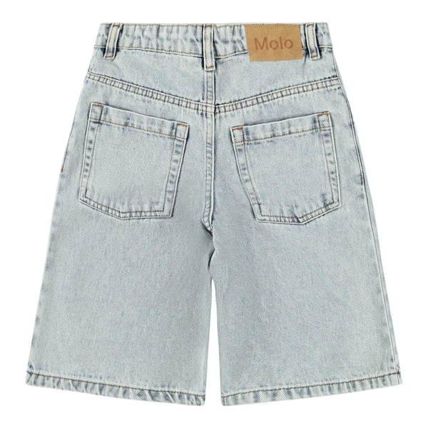Bermuda in denim blu chiaro per bambino Molo ART 5457 