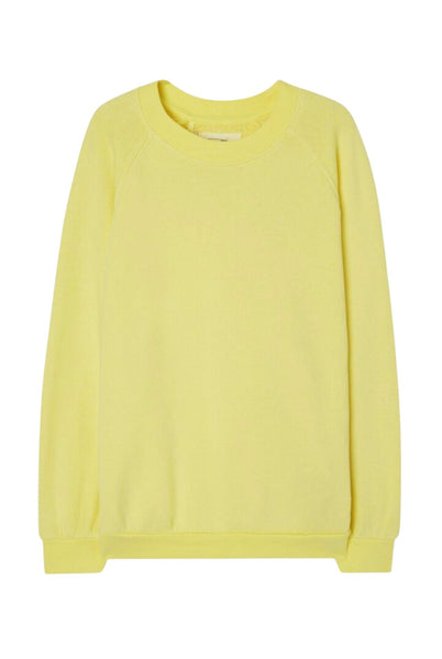Felpa gialla per neonati e bambini American Vintage KIZU03 CEDRAT 