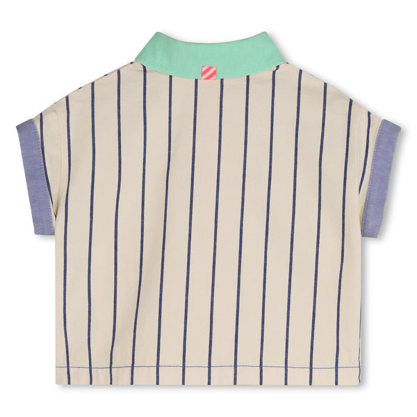 Camicia in denim multicolor a righe per bambina BILLIEBLUSH U21858 N48 