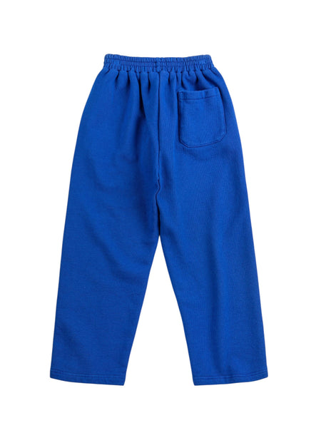 Pantalone in felpa blu con logo per neonato e bambino Bobo Choses B126AC086 UNI 