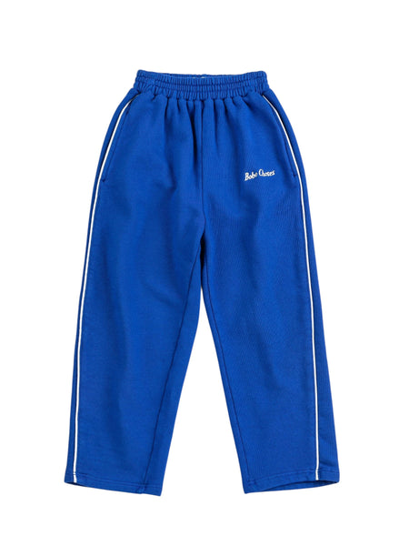 Pantalone in felpa blu con logo per neonato e bambino Bobo Choses B126AC086 UNI 