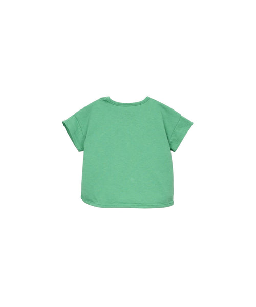 T-shirt verde con taschino per neonato Play up 1AS10900 P7215 