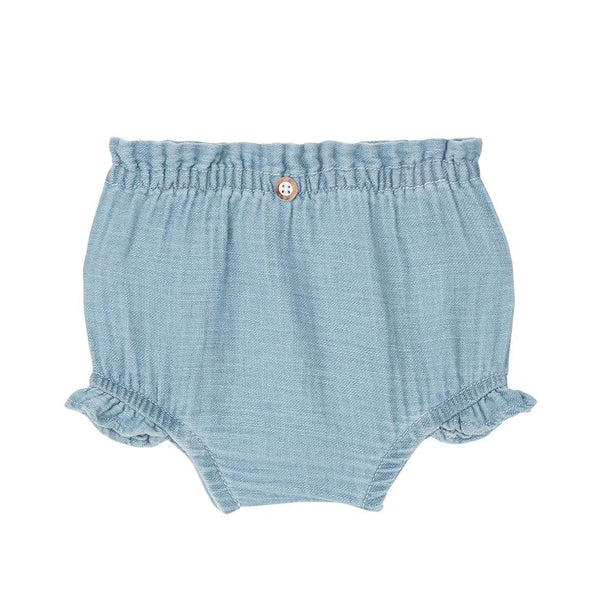 Culotte color denim per neonata 1+ more in the family MECENIA DENIM 
