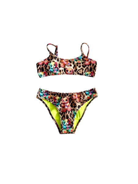 Bikini multicolor con stampa all over per bambina Barrow S6BKJGSB226 140 