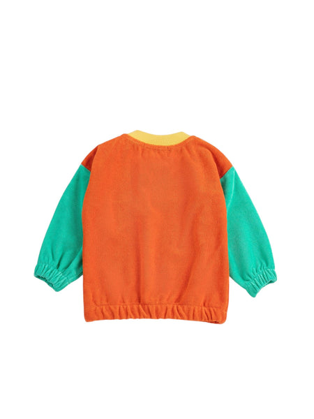 Felpa in spugna color block multicolor per neonato Bobo Choses B126AB046 UNI 