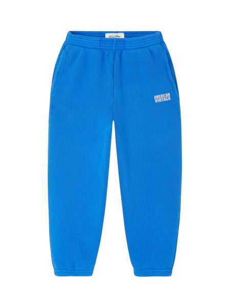 Pantalone in felpa blu per neonati e bambini American Vintage KIZU05B REVE VINTAGE 