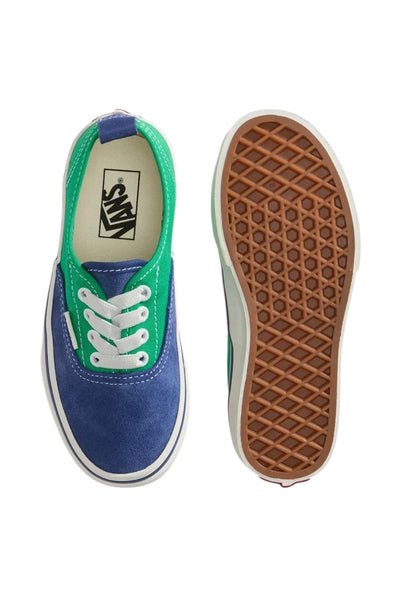 Sneakers Authentic Elastic Lace blu e verde per bambini Vans VN000VAC5TU1 PRMY 