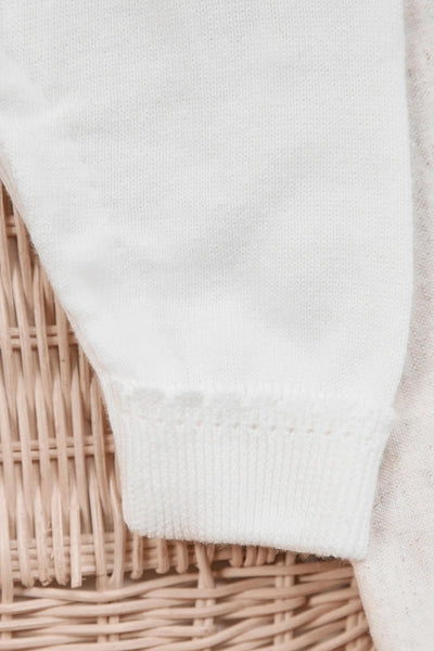 Tutina in maglia panna per neonata Tartine et Chocolat CC32020-13 NACRE 