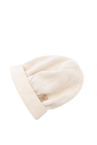 Cappellino in maglia panna per neonati Bamboom 471 BIANCO 