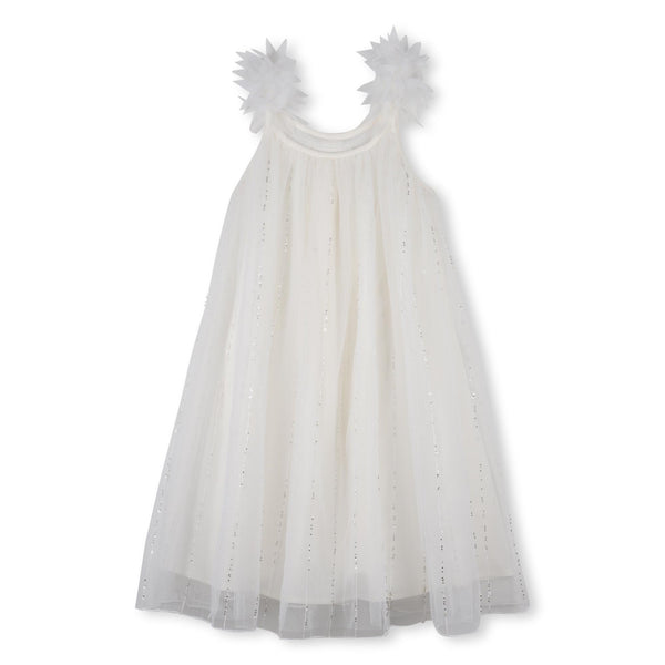 Abito in tulle bianco con applicazioni per bambina BILLIEBLUSH U21841 105 