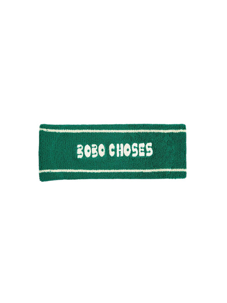 Fascia verde in spugna con logo per bambini Bobo Choses B126AI048 UNI 