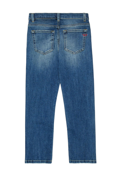 Jeans in denim blu per bambino Diesel J00809 K01 