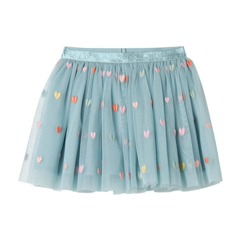 Gonna avio in tulle con ricami all over per bambina Stella McCartney kids TX7A51-Z3079 923MC 