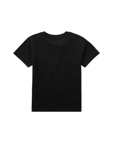 T-shirt nera con logo per neonati e bambini Ralph Lauren Kids 322832904036 BLACK 