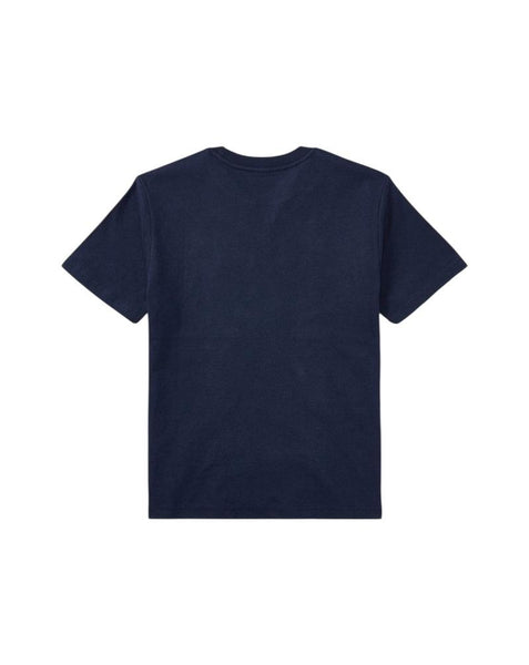 T-shirt blu con logo per bambini Ralph Lauren Kids 323832904037 NAVY 