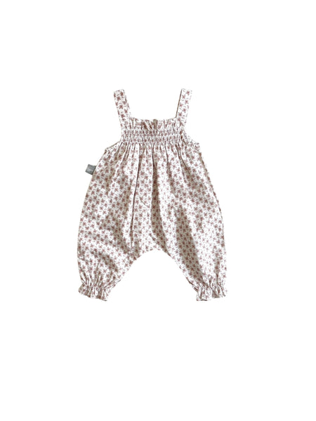 Salopette con stampa fiori all over per neonata Snug 933AN6S081F80 0019 