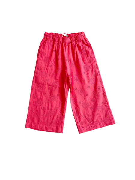 Pantalone geraneo con ricami per neonata e bambina Zhoe & Tobiah ROD2 338 