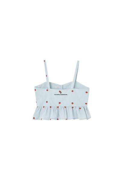 Top celeste a pois rossi per bambina The Animals Observatory S26037 154_AP 