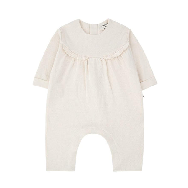 Tutina panna con per neonata 1+ more in the family MARGOT ECRU 