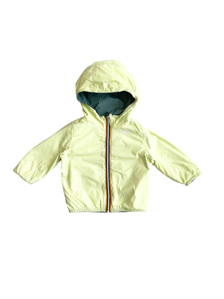 Giubbino reversibile salvia e giallo per neonati K-WAY K2123IW C0Z 