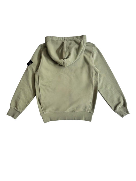 Felpa oliva con logo per bambino Stone Island L1S166100014 S0040 V0058 