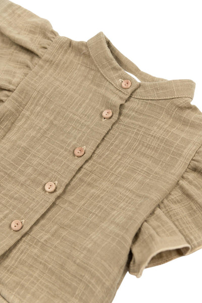 Camicia sabbia per neonata Bamboom 1106TE00070 MUSTARD 