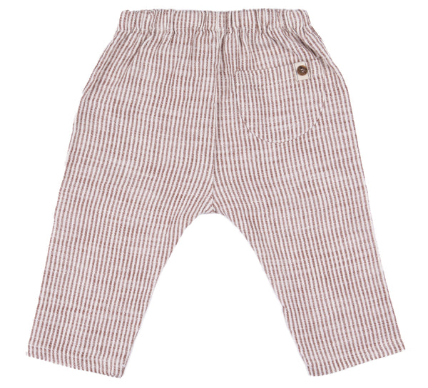 Pantalone a righe per neonato