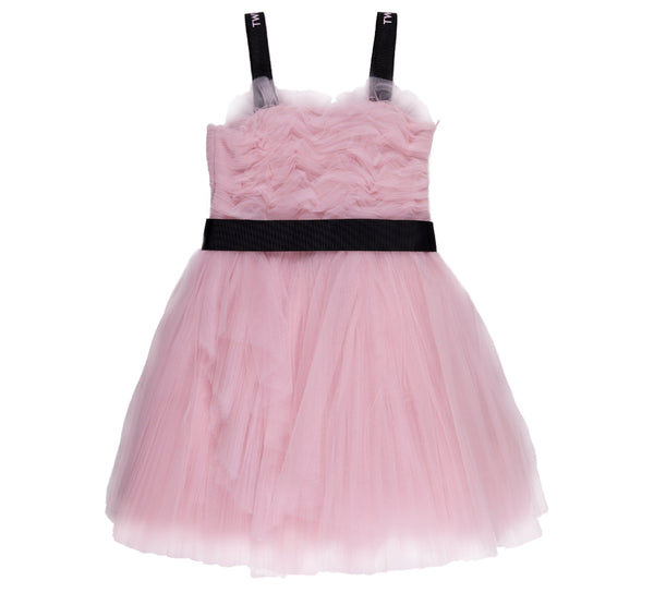 Abito in tulle rosa per bambina