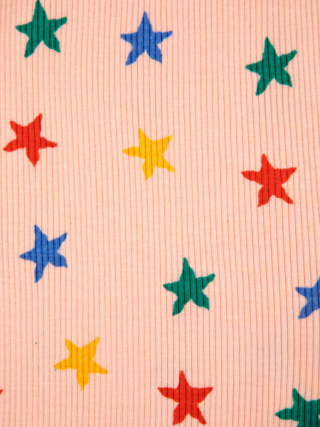 Leggings con stampa stelle multicolor all over per neonata e bambina