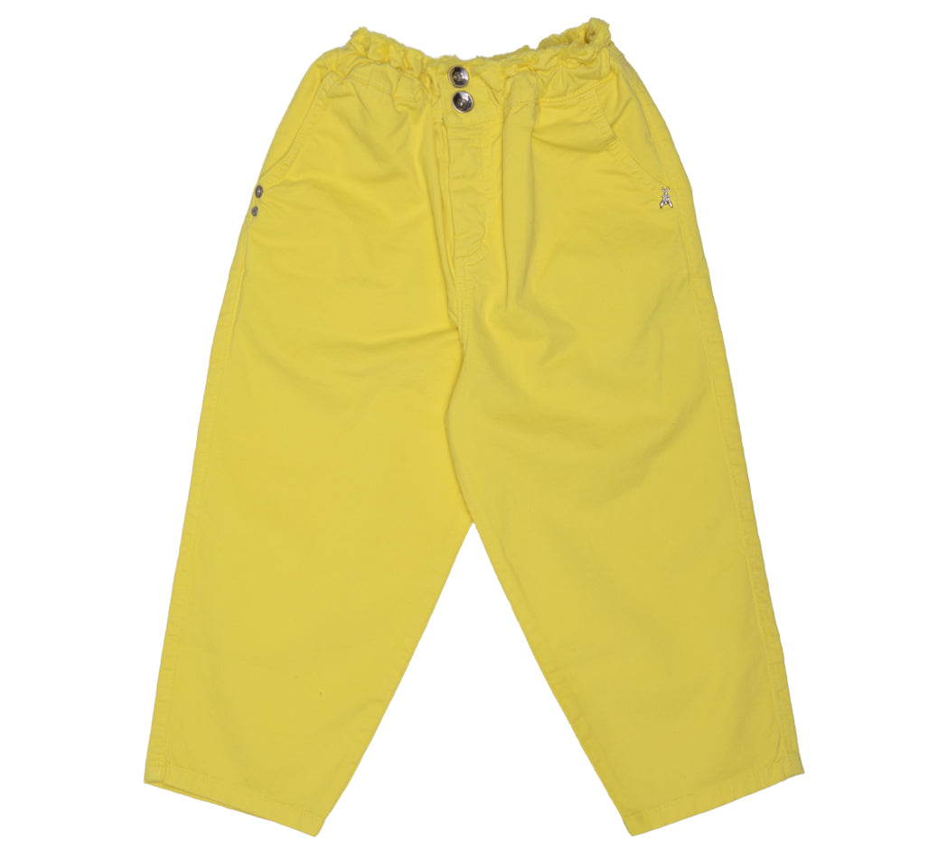 Pantalone giallo per bambina