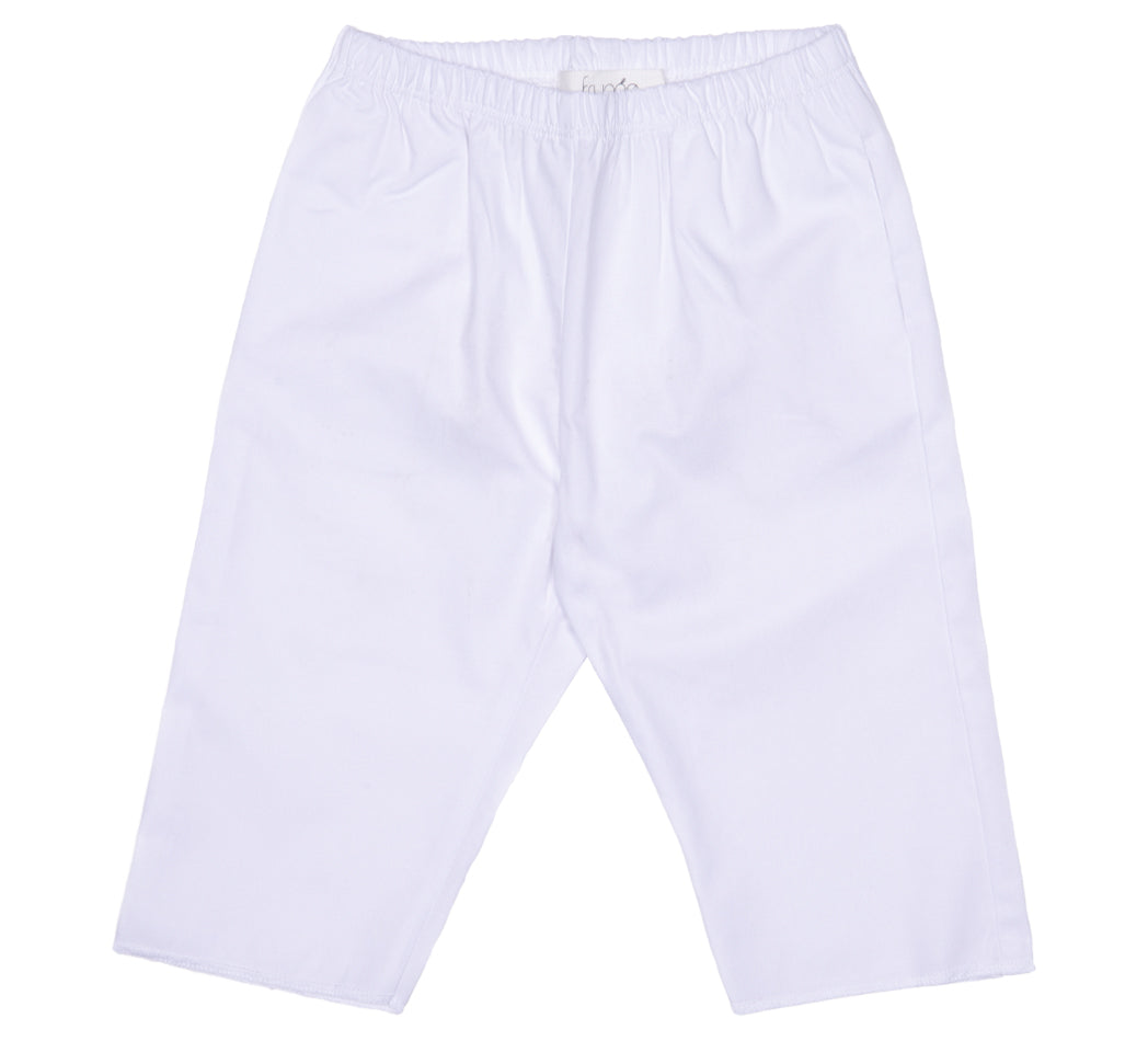 Pantalone bianco per neonati