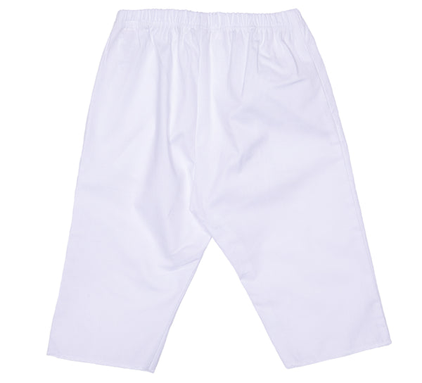 Pantalone bianco per neonati