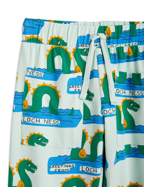 Pantalone con stampa Loch Ness all over per neonato e bambino